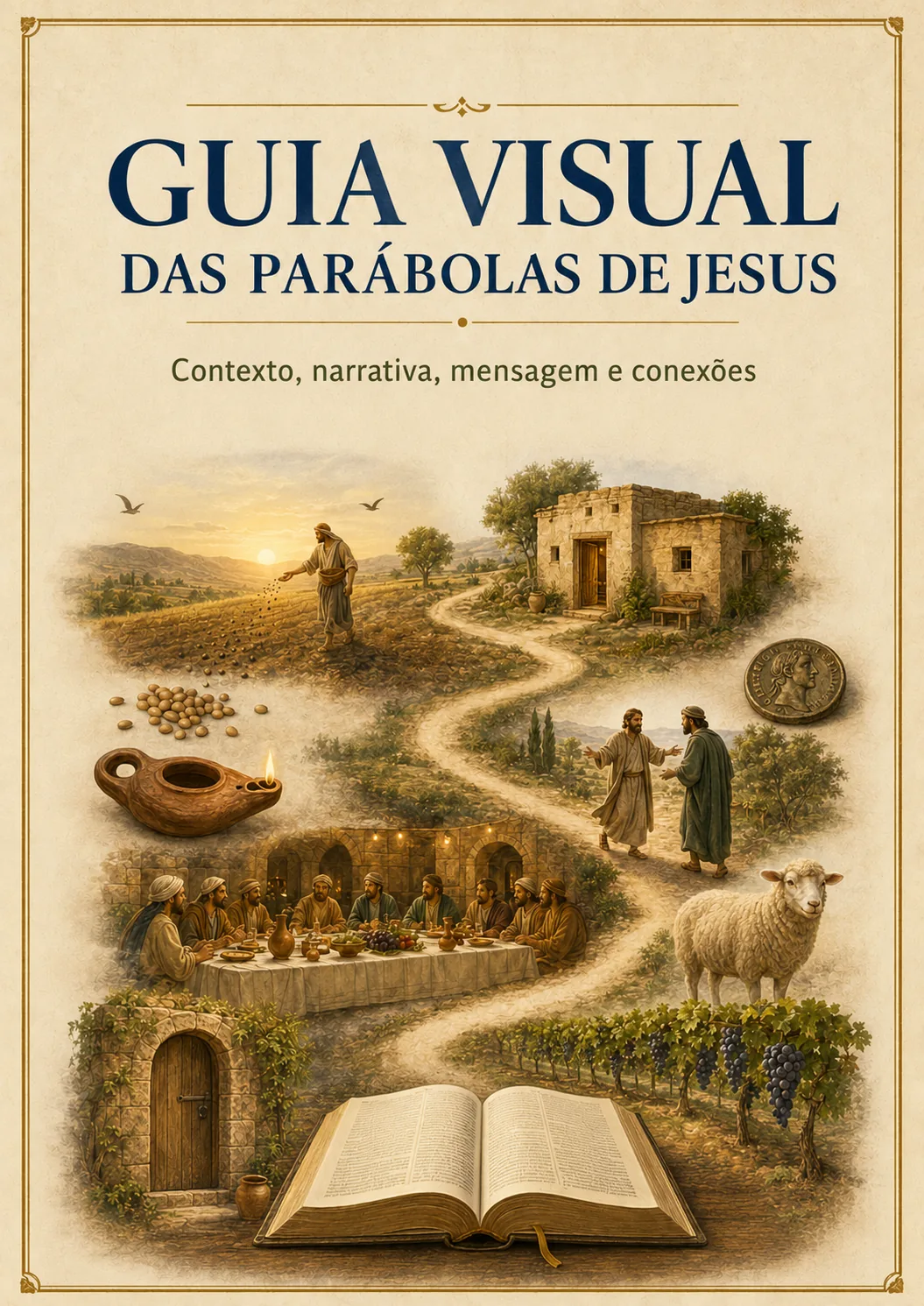 Capa do Guia Visual das Parábolas de Jesus
