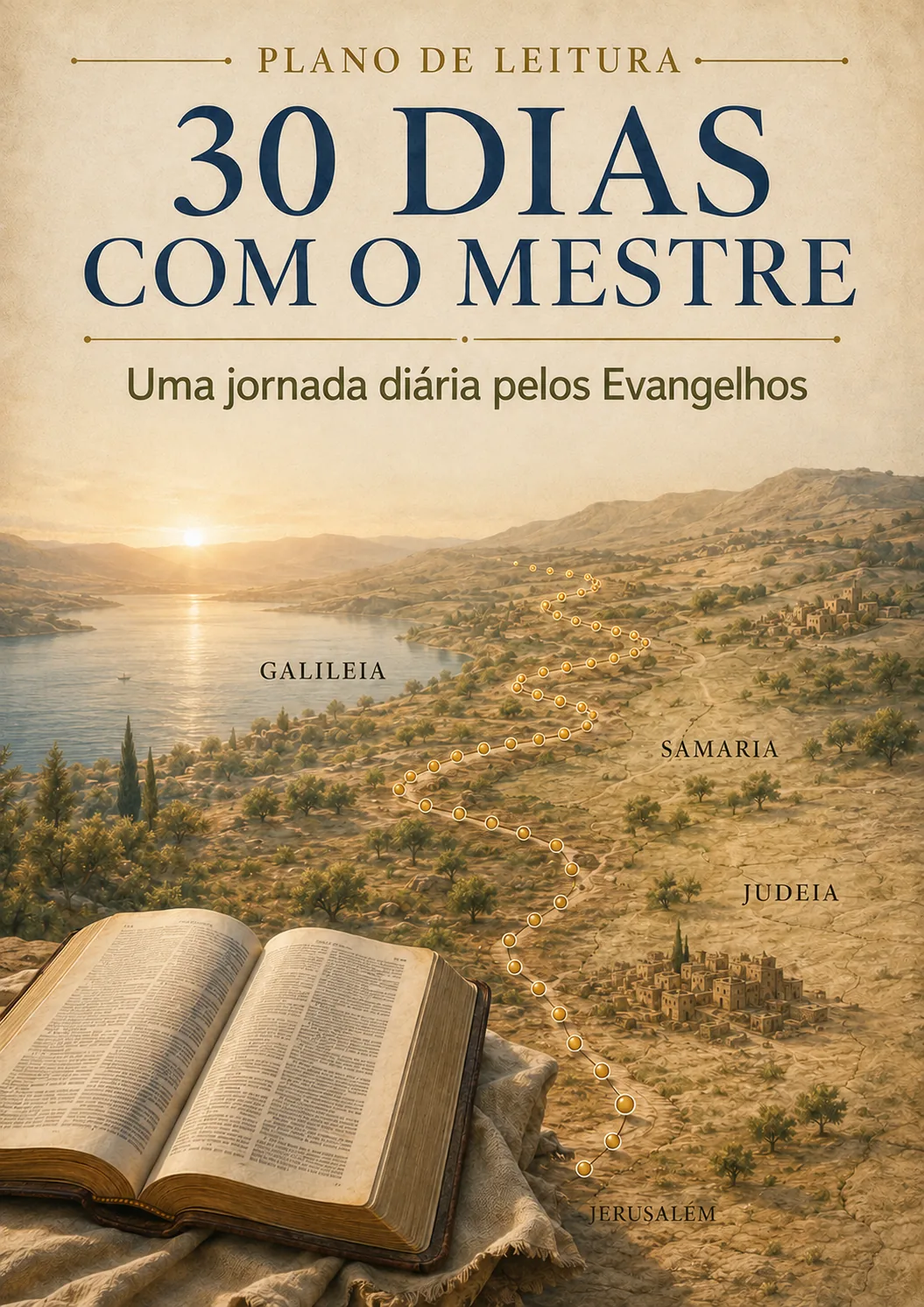Capa do Plano de Leitura 30 Dias com o Mestre